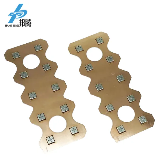 18650 Aksesoris Paket Baterai Lithium Konektor Flexible Sammelschiene Aluminiumlegierung