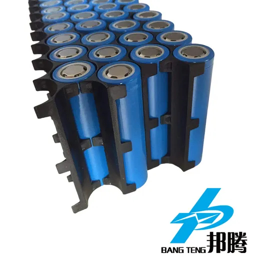 Bahan Baterai Lithium Pemegang Baterai 20p, 18650 Silindris Terintegrasi Braket Baterai Yang Salah Tempat