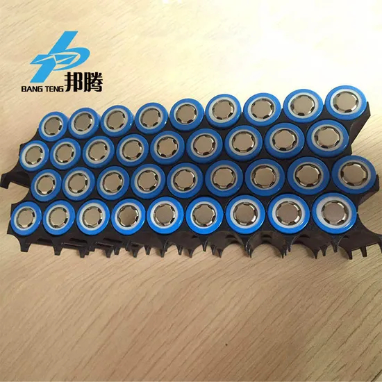 Bahan Baterai Lityum Penyangga Sel Baterai 20p, 18650 Braket Baterai Silindris