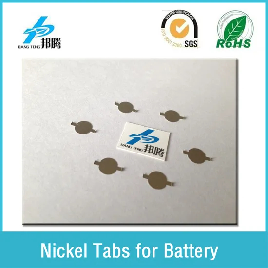Tab Baterai Sel Kustom 3V Cr2032 Sel Baterai Lithium Tab Solder Nikel Konektor Baterai Lithium Nikel Murni Harga Strip Baterai Lithium