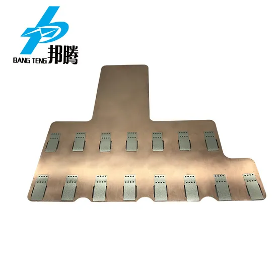 Batang Bus Tembaga Nikel Laminasi Flexibles Design f&uuml;r die Industrie-Energie-Baru-Batterie