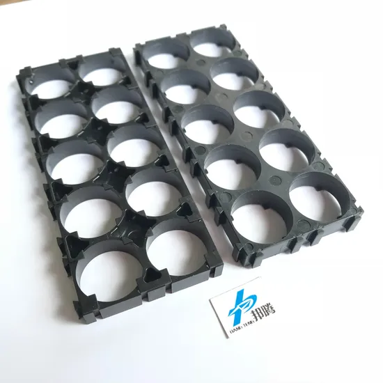 18650 Tempat Baterai 2s5p 2s5p Penyangga Sel Plastik f&uuml;r Paket Baterai DIY