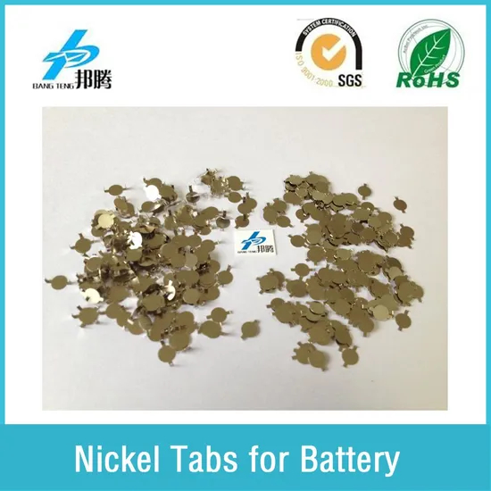 Tab Baterai Sel Kustom 3V Cr2032 Sel Baterai Lithium Tab Solder Nikel Konektor Baterai Lithium Nikel Murni Harga Strip Baterai Lithium