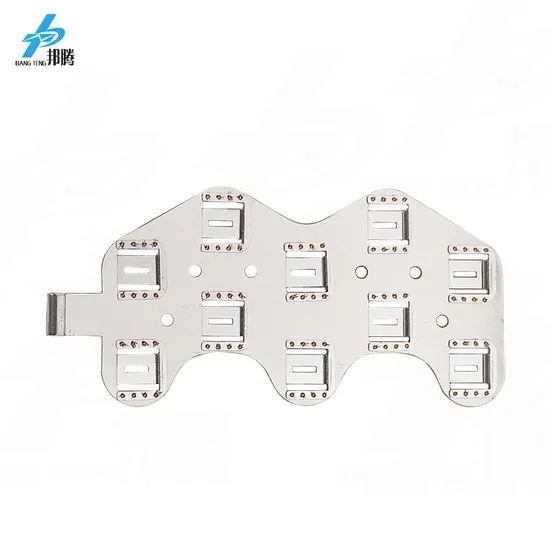 Konektor Baterai Lithium Daya Kustom Lembar Tembaga 18650 5s5p Busbar Tembaga Nikel pour paquet de batterie