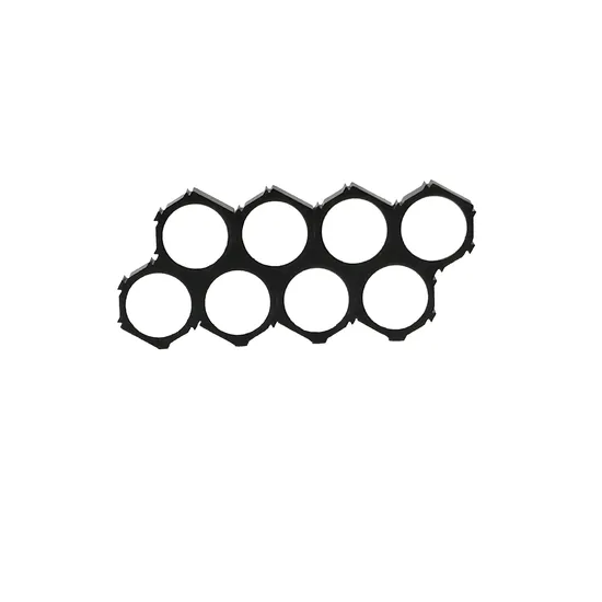 Pemegang Batterie Li-ion Kustom 2p 18650 Pemegang Batterie ABS + PC 18650 Braket Pemegang Batterie