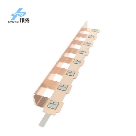 Kustom LiFePO4 18650 Pengelasan Baterai Lithium Konektor Datar Tembaga Nikel Busbar