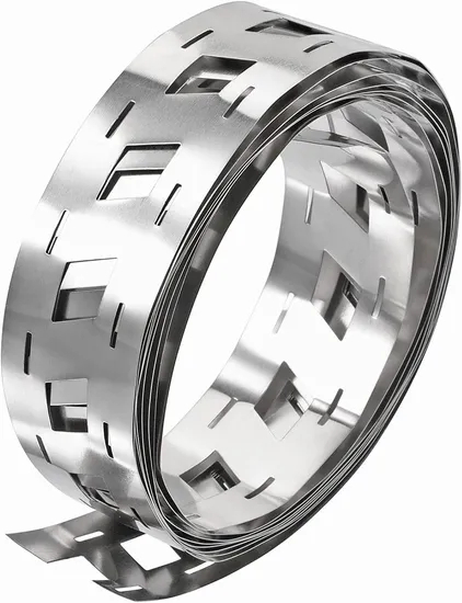 Pita Pelat Penghubung Nikel Murni 25.5mm X 0.15mm pour batterie et Pengelasan Titik