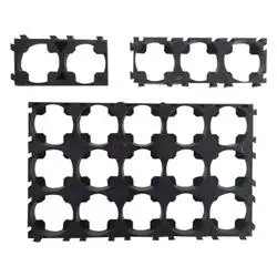 Penjepit Plastik Spacer Sel Baterai Lithium Kustom 18650 для упаковки Baterai DIY