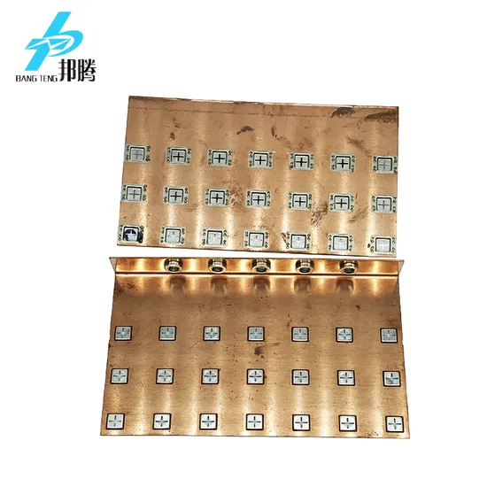 18650 Paket Baterai Daya Konektor Pelat Sambungan Las Titik Aluminium Konektor Pelat Sambungan Busbar Tembaga