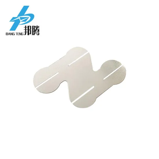Tab Solder Baterai Kendaraan Listrik OEM DIY Presisi Stamping Lembaran Nikel Baterai Sepeda Listrik Strip Baterai Lithium