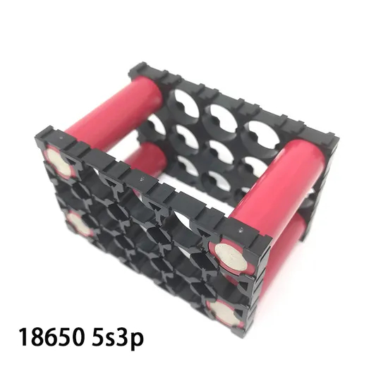 5s3p 18650 Penyangga Baterai Cangkang grzejnik Plastik Hitam Stabil Panas 18650 Braket Penampung Baterai DIY