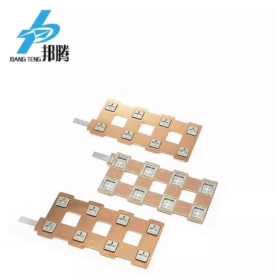 Konektor Baterai Lithium Siap Kirim Grosir 18650 2s4p pour Busbar Baterai Tembaga Grosir Busbar Tembaga Konektor Busbar Pasokan Daya