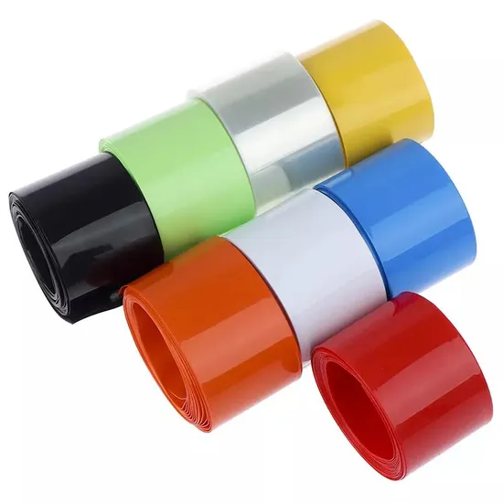 Tabung Pelindung Panas Pembungkus Baterai Warna-warni 0,1 мм Ketebalan PVC Pembungkus Baterai Panas Baterai Литиевая пленка ПВХ-пленка Penyusut Lithium