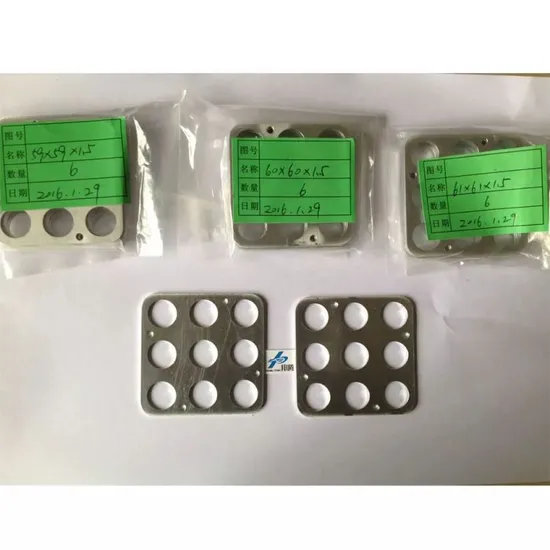 Konektor Paket Batterie Traksi Stamping Lembaran Aluminium f&uuml;r Paket Batterie