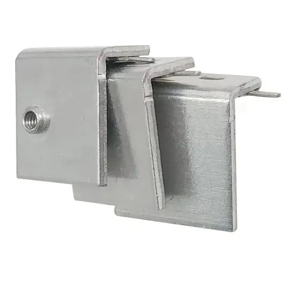 Pour Penutup Pelindung Daya Industri Penyeimbang Spacer Heat Sink Bagian Stamping Logam Heat Sink Paduan Aluminium