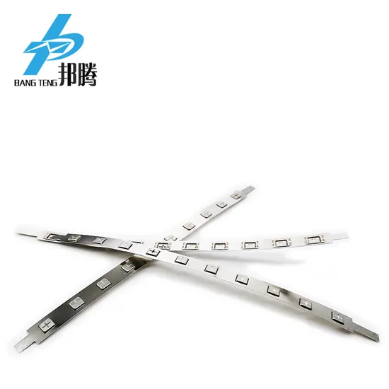 Paket Baterai Parallel 18650-10p Flexible Murni 18650 Konektor Rak Lithium Busbar Tembaga Nikel