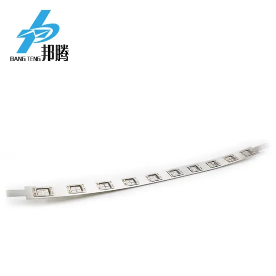 18650 Pengelasan Titik Baterai Busbar Zemin Tembaga Şeridi Baja Berlapis Nikel