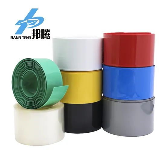 Tabung Pelindung Panas Shrink Pre-Cut Selubung termokurczliwy Melindungi Penutup Pipa untuk Pembungkus Baterai 18650/21700/32650 Pita Film Baterai PVC