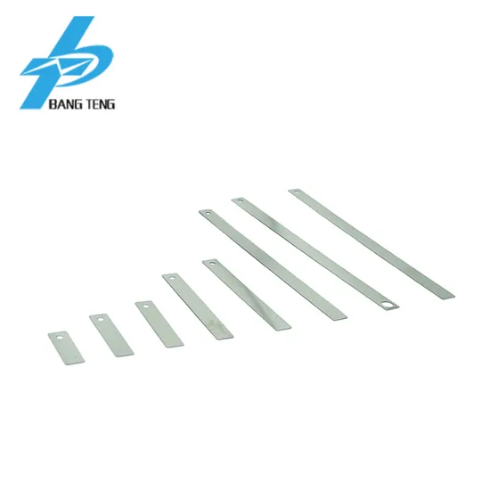 Tab Nikel Murni yang Ditempa Logam Kustom pour batterie