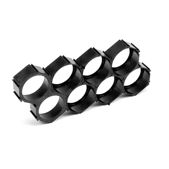 Pemegang Batterie Li-ion Kustom 2p 18650 Pemegang Batterie ABS + PC 18650 Braket Pemegang Batterie