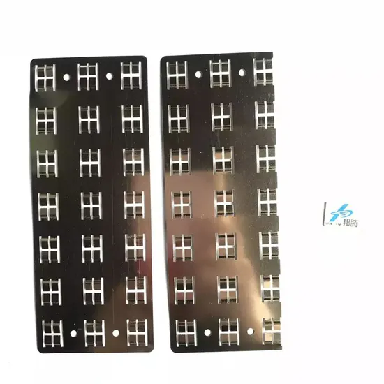 Lembar Nikel Murni Kustom 3X7 99,5% do Pembuatan Paket Baterai Grosir Busbar Tembaga Mold Konektor Busbar do Busbar Baterai Nikel