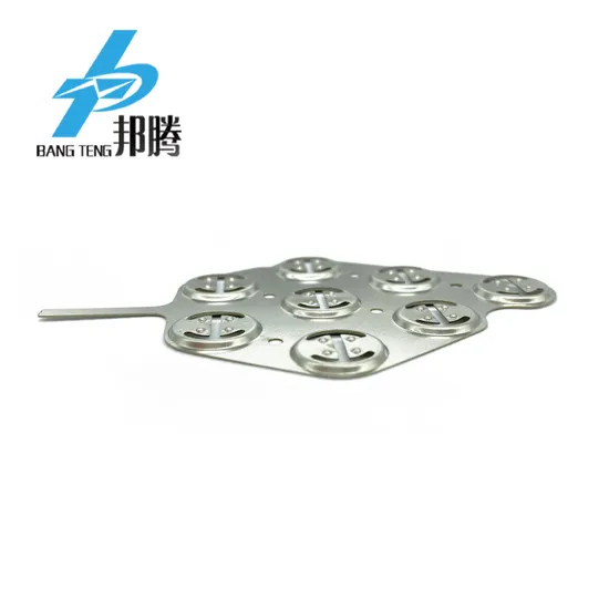 Connector Baterai Stamping Logam Kustom 18650 Tab Nikel Murni f&uuml;r Baterai