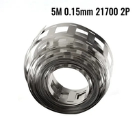 2-teiliger Nikel-Streifen f&uuml;r 21700, 0,15-mm-Streifen, 1-Meter-Streifen