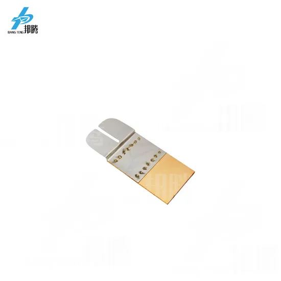 18650 21700 26650 32650 33140 40135 Keping Penghubung Batterie Lithium 0.5mm Busbar Tembaga Positif et Negatif