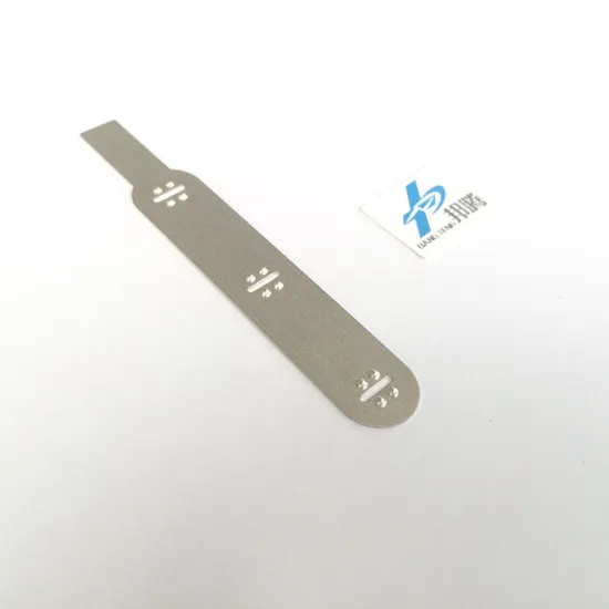 Konektor Baterai Kustom pour 18650 Paket Baterai 0.3mm Konektor Baterai Lithium avec Tab Berlapis Nikel Konektor Baterai Strip Nikel Murni